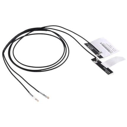 Replacement WiFi Antenna Flex Cable for Devices, 46cm and 63cm Options - black dual antenna repair cable for laptops and routers