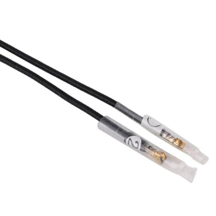 Replacement WiFi Antenna Flex Cable for Devices, 46cm and 63cm Options - close-up of dual black flex cable with gold connectors