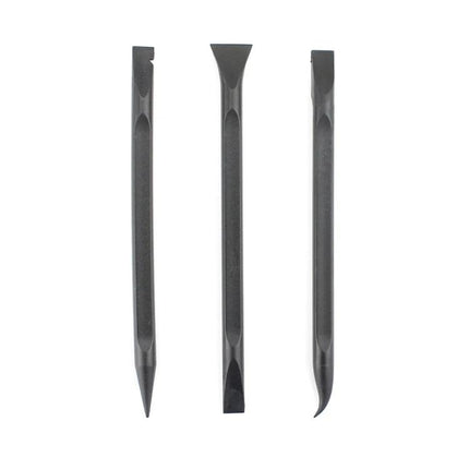 Professional Tool Kit for Mobile Phone and Tablet Repair - three black plastic pry and spudger tools for safe screen and battery disassembly