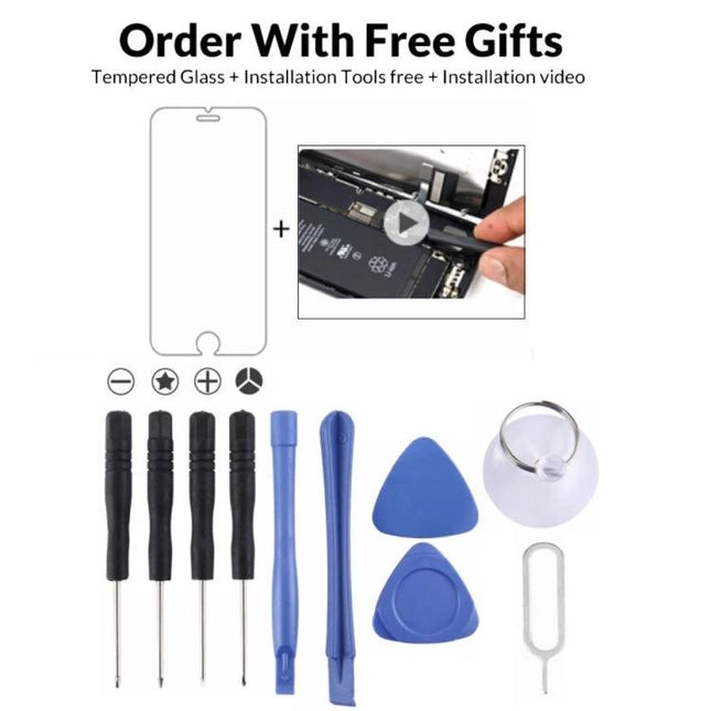 Portable 11 in 1 Repair Tool Kit for Mobile Devices and Electronics showing screwdrivers pry tools suction cup and SIM ejector for phone repairs