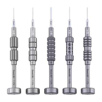 QIANLI 5-in-1 Magnetic Screwdriver Set for Device Repairs - five precision magnetic screwdrivers for smartphone and laptop repair