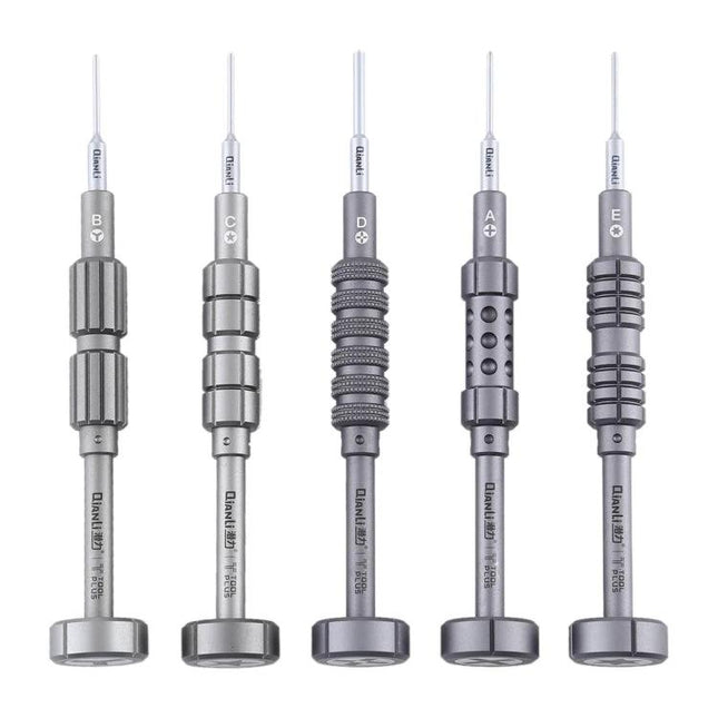 QIANLI 5-in-1 Magnetic Screwdriver Set for Device Repairs - five precision magnetic screwdrivers for smartphone and laptop repair