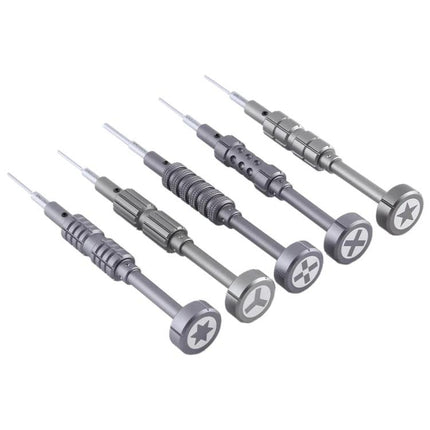 QIANLI 5-in-1 Magnetic Screwdriver Set for Device Repairs - five precision magnetic screwdrivers for smartphones, laptops and electronics