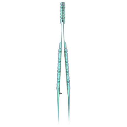 2UUL Titanium Precision Tweezer for Microscope Work - titanium fine-tip tweezer for electronics repair and microscope assembly