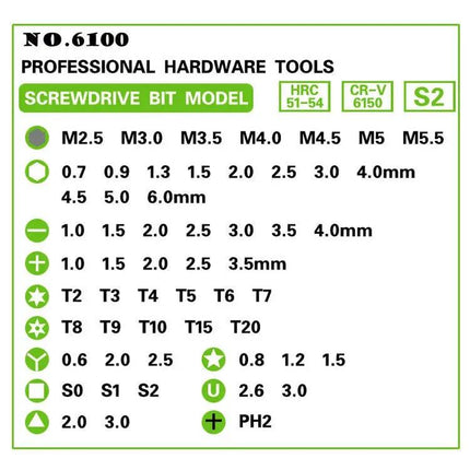 60-Piece Precision Screwdriver Set For Repairs