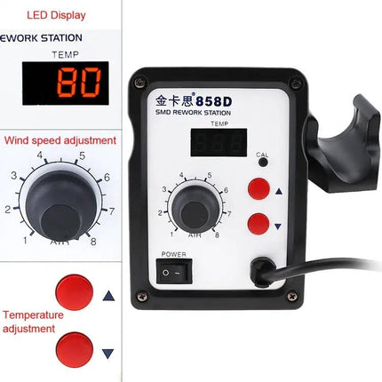 Kaisi K-858D SMD Hot Air Soldering Station With EU Plug