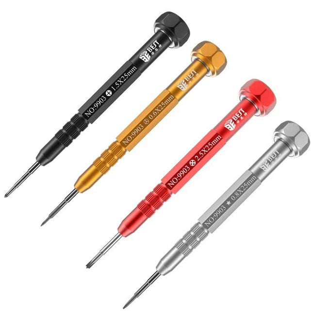 BEST 4-in-1 Screwdriver Set for Apple Phone Maintenance - lightweight portable precision screwdrivers for iPhone repairs, four color-coded drivers