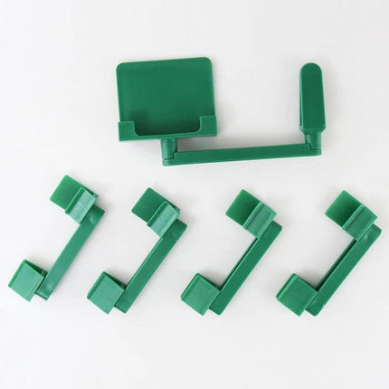Mobile Phone Repair Bracket with 360-Degree Rotation for Secure Fixes green plastic holder set for stabilizing phones during repairs
