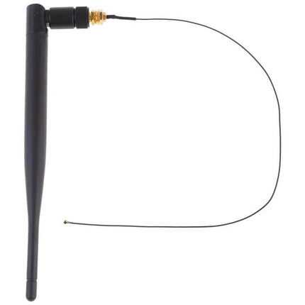 M.2 Wireless Network Card with 6dB WiFi Antenna for Device Upgrades black external antenna with cable for improved laptop WiFi signal