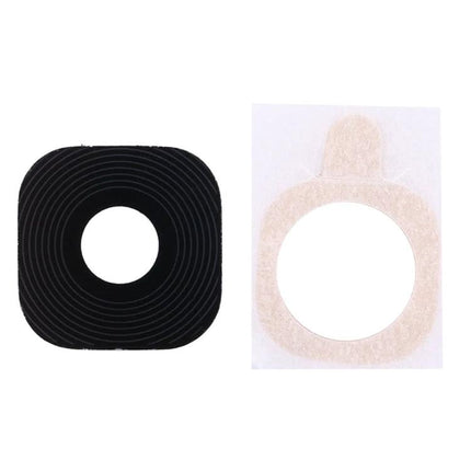 Camera Lens Cover Replacement for Galaxy S6 Edge+ Daily Use - black square lens trim and adhesive gasket for back camera