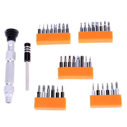 Jakemy 38-in-1 Precision Screwdriver Set for Electronics Repair with 36 bits and handle for smartphone laptop tablet DIY