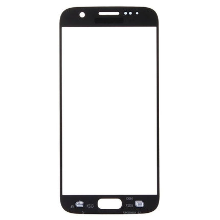 Essential Front Glass for Samsung Galaxy S7 Daily Use front glass replacement showing black bezel and home button cutout for easy screen repair