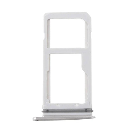 Replacement SIM and SD Card Tray for Samsung Galaxy S7 Use - white dual SIM/MicroSD tray replacement