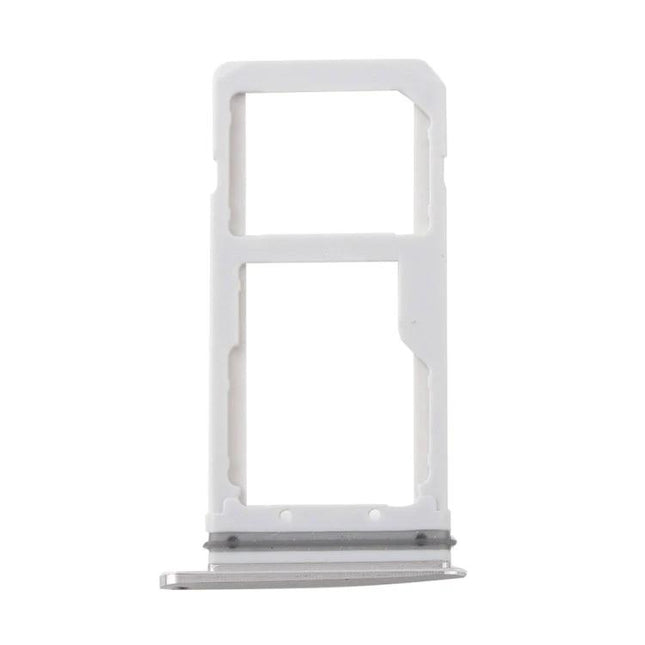Replacement SIM and SD Card Tray for Samsung Galaxy S7 Use - white dual SIM/MicroSD tray replacement