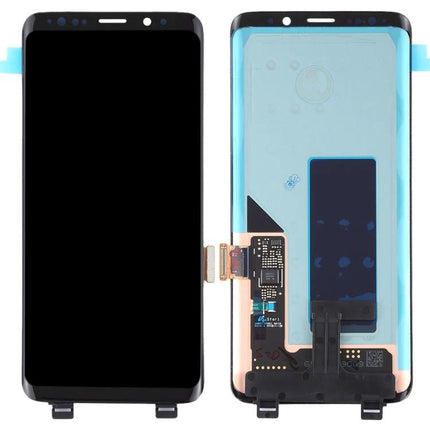 Samsung Galaxy S9+ Screen Replacement for Daily Phone Use - front and back replacement display showing connectors and digitizer