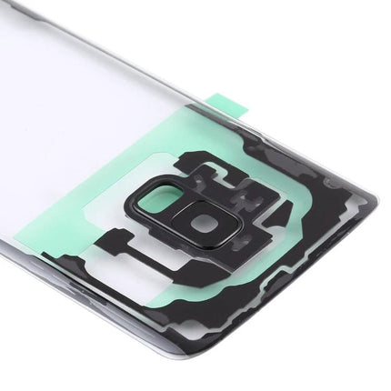 Transparent Replacement Back Cover for Samsung Galaxy S9 Daily Use showing clear replacement panel with adhesive and camera cutout