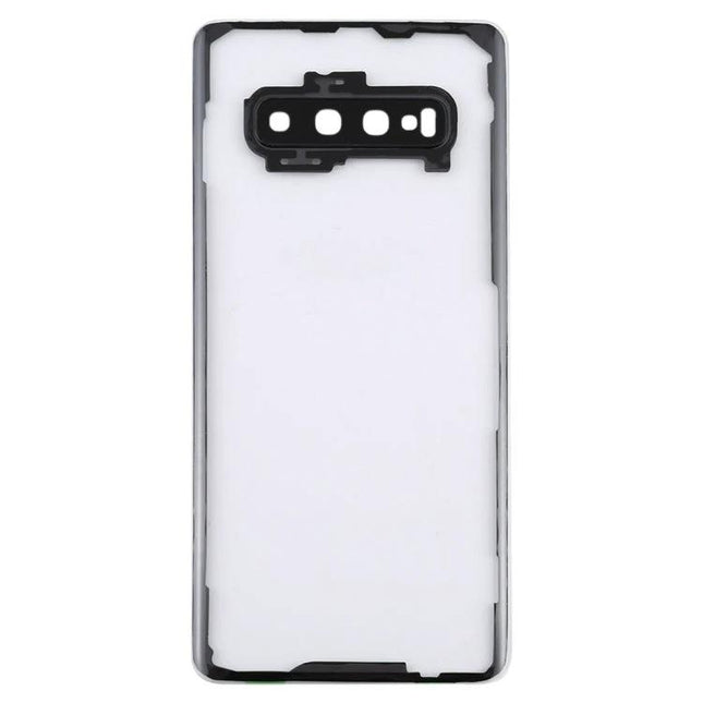 Keep Your Samsung Galaxy S10+ Protected Daily With Cover - replacement white rear back cover with camera lens frame