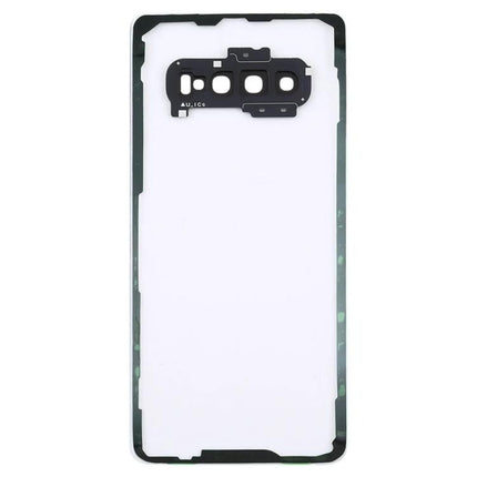 Keep Your Samsung Galaxy S10+ Protected Daily With Cover replacement back cover frame showing camera cutouts and adhesive strip for daily protection