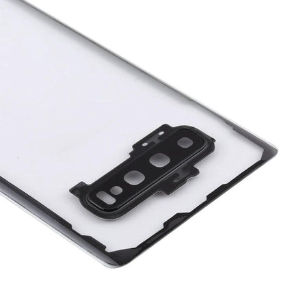 Keep Your Samsung Galaxy S10+ Protected Daily With Cover - replacement back cover glass showing camera cutouts and protective frame