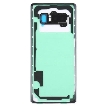 Protective Transparent Cover for Samsung Galaxy Note 8 Daily Use replacement transparent back cover showing adhesive and camera cutout