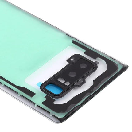 Protective Transparent Cover for Samsung Galaxy Note 8 Daily Use replacement transparent back cover showing camera cutout and adhesive