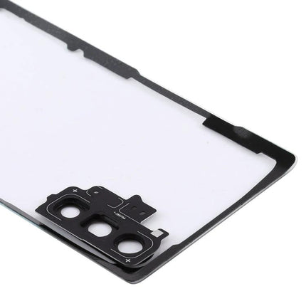 Samsung Galaxy Note 10 Back Cover for Everyday Protection - replacement back housing plate with camera cutouts and adhesive frame