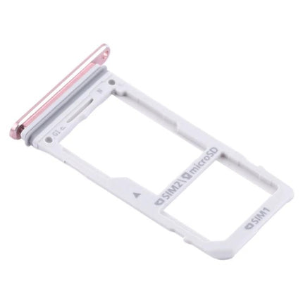 Replacement SIM Tray for Samsung Galaxy Note 8 Daily Use white dual SIM microSD tray with rose gold rim