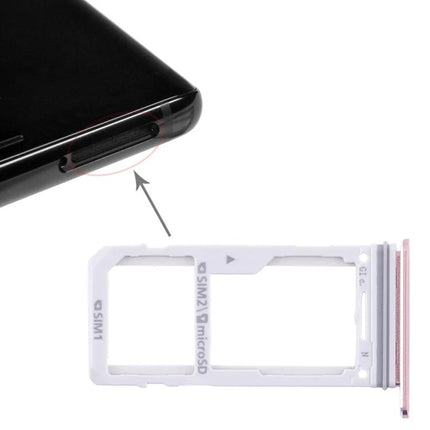 Replacement SIM Tray for Samsung Galaxy Note 8 Daily Use - white dual SIM and microSD tray next to phone slot