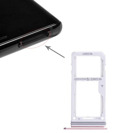 Replacement SIM Tray for Samsung Galaxy Note 8 Daily Use - white dual SIM/microSD replacement tray shown next to phone SIM slot