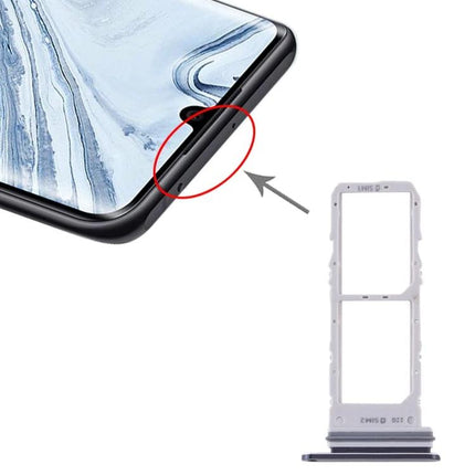 Samsung Galaxy Note10 SIM Card Tray for Daily Phone Use - replacement dual SIM tray shown next to phone slot