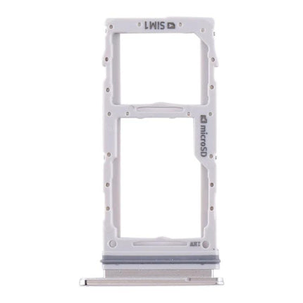 Essential SIM Card Tray for Samsung Galaxy S20 Daily Use - white replacement SIM and microSD tray for daily travel and storage expansion