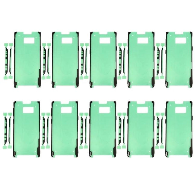 Essential Adhesive for Home Repairs on Samsung Galaxy S8+ - kit of green front housing and middle frame adhesive strips for DIY phone repair