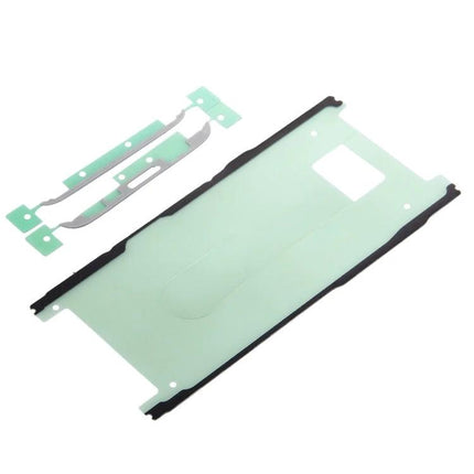 Essential Adhesive for Samsung Galaxy S8 Home Repairs - green front housing and middle frame adhesive strips for at-home phone reassembly