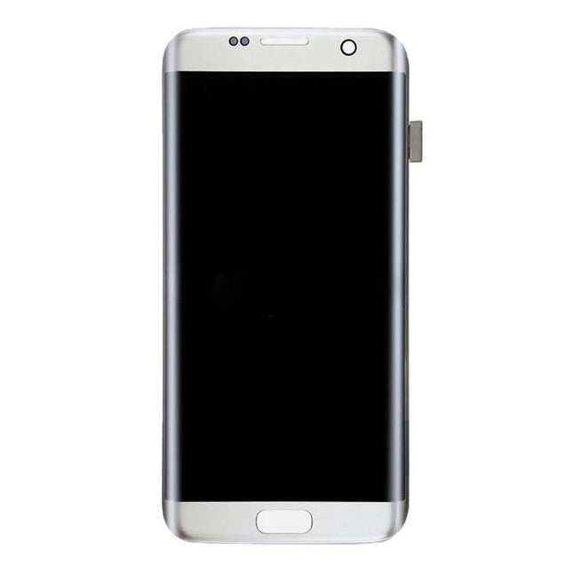 Essential Replacement Screen for Samsung Phones in Daily Use - Samsung Galaxy S7 Edge silver replacement screen for cracked or unresponsive display