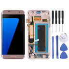 For Galaxy S7 Edge (Frame) Super AMOLED / Rose Gold