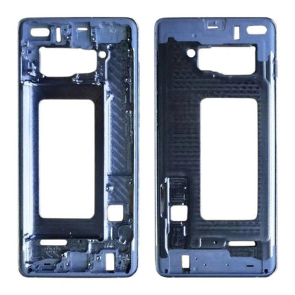 Replacement Front Frame for Samsung Galaxy S10+ Daily Repairs - blue front housing for phone screen alignment and structural restoration