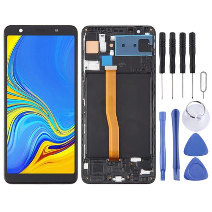 Samsung Galaxy A7 2018 Screen Replacement for Everyday Phone Use - full display assembly with tools kit and digitizer