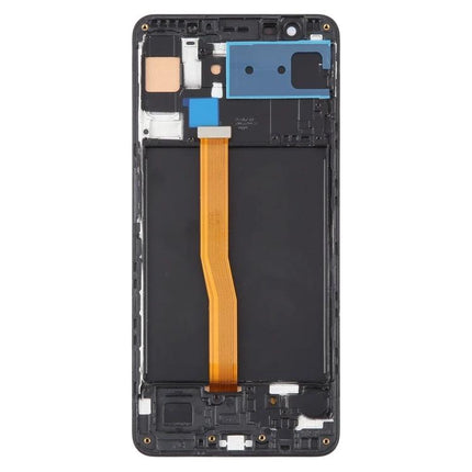 Samsung Galaxy A7 2018 Screen Replacement for Everyday Phone Use - replacement display assembly showing flex cable and frame