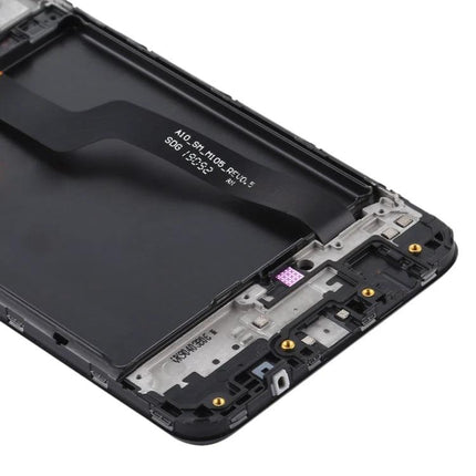 Samsung Galaxy A10 Screen Assembly for Everyday Phone Use replacement display with frame and connectors for texting, browsing, and video calls