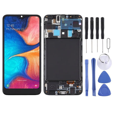 Samsung Galaxy A20 Replacement Screen for Daily Phone Use - full LCD assembly with tools kit for SM-A205F repair