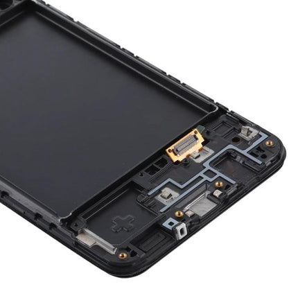 Samsung Galaxy A20 Replacement Screen for Daily Phone Use - EU SM-A205F LCD assembly close-up of connector and frame