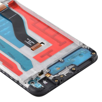 Samsung Galaxy A10s Screen for Everyday Phone Use replacement LCD and digitizer assembly showing flex cable and frame components