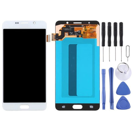 Samsung Galaxy Note 5 Replacement Screen for Daily Tasks white LCD and digitizer assembly with repair tools