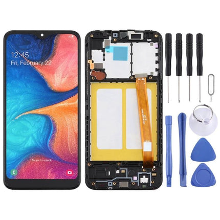 Replacement Screen for Samsung Galaxy A20e's Daily Use replacement LCD assembly with tools set for fixing cracked or unresponsive display