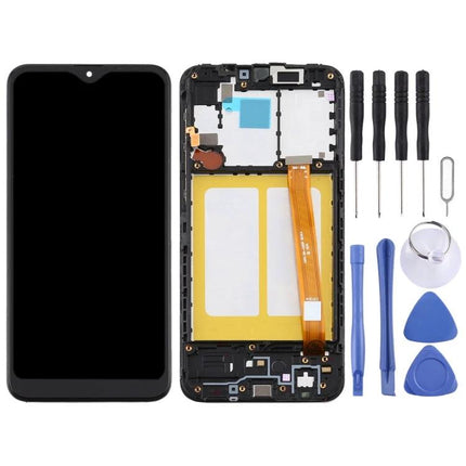 Replacement Screen for Samsung Galaxy A20e's Daily Use front panel and toolkit for repairing cracked or unresponsive display