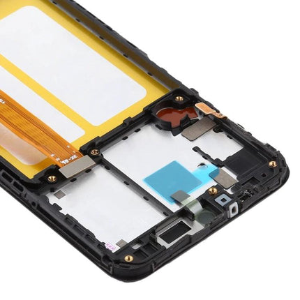 Replacement Screen for Samsung Galaxy A20e's Daily Use replacement display assembly showing internal frame and connectors