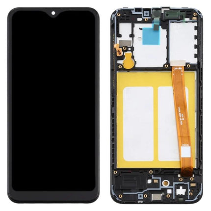 A Replacement Screen for Your Samsung Galaxy A10e Daily Needs - black front and internal assembly replacement screen
