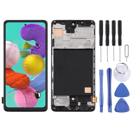 Replacement Screen for Samsung Galaxy A51 Daily Use replacement display assembly with tools kit for fixing cracked or unresponsive screen