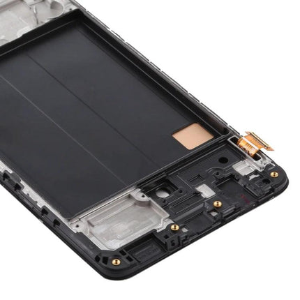 Replacement Screen for Samsung Galaxy A51 Daily Use - black replacement display assembly showing connectors and frame