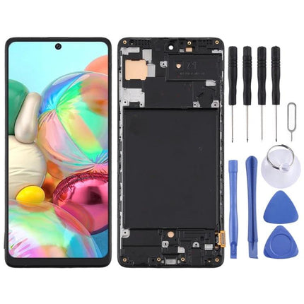 Samsung Galaxy A71 Screen for Everyday Device Maintenance replacement LCD and digitizer with tools kit for cracked display repairs